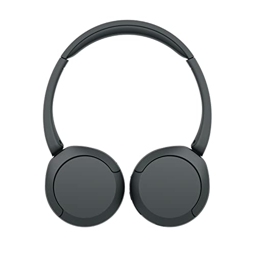 Sony WH-CH520 Kabellose Bluetooth On-Ear-Kopfhörer, 50h Akkulaufzeit, Schwarz