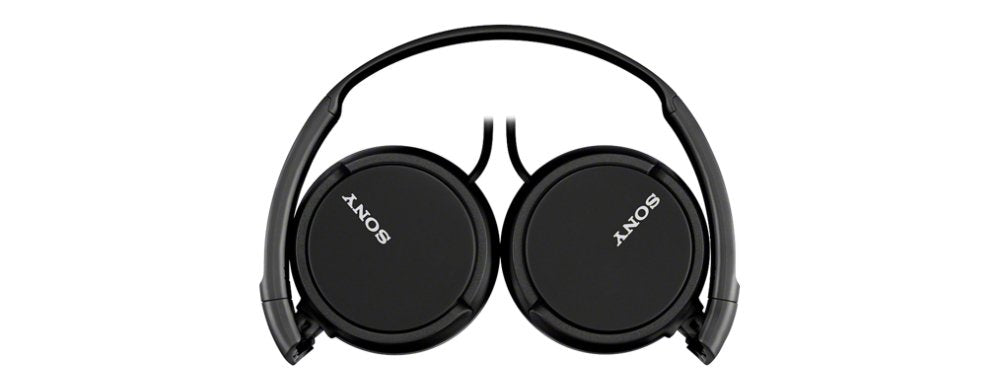 Sony MDR-ZX110 On-Ear-Kopfhörer, faltbar, kabelgebunden, Schwarz