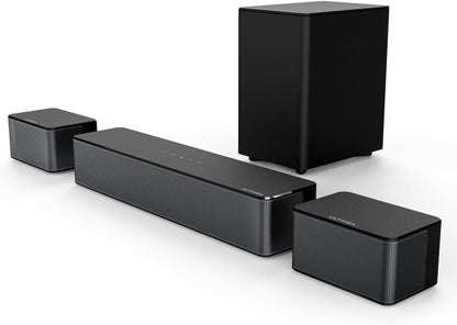ULTIMEA 5.1 Soundbar Heimkinosystem, 320W, mit Subwoofer & Surround-Lautsprechern
