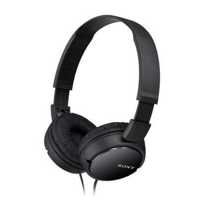 Sony MDR-ZX110 On-Ear-Kopfhörer, faltbar, kabelgebunden, Schwarz