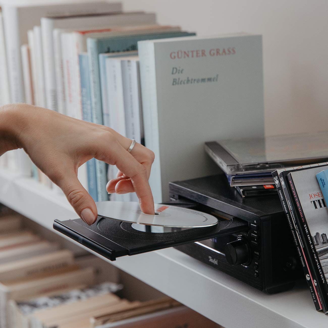 Teufel Kombo 11 DAB+ HiFi-Anlage mit Stereo-Lautsprechern, Schwarz