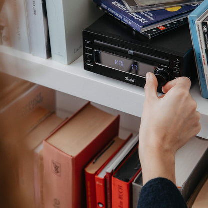 Teufel Kombo 11 DAB+ HiFi-Anlage mit Stereo-Lautsprechern, Schwarz