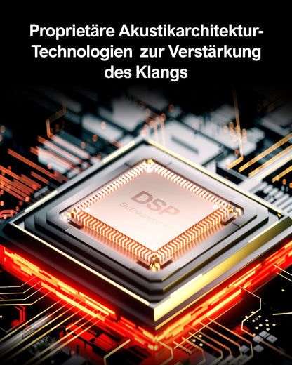 ULTIMEA 5.1 Soundbar Heimkinosystem, 320W, mit Subwoofer & Surround-Lautsprechern