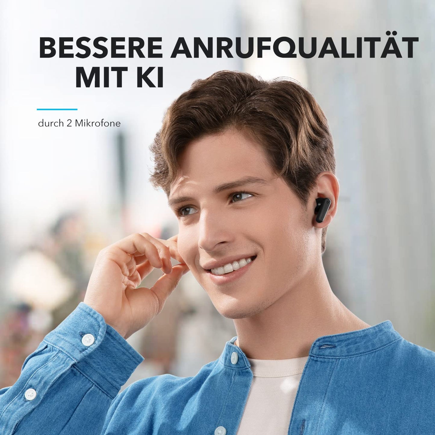 Anker Soundcore P20i Kabellose Bluetooth-In-Ear-Kopfhörer, Schwarz