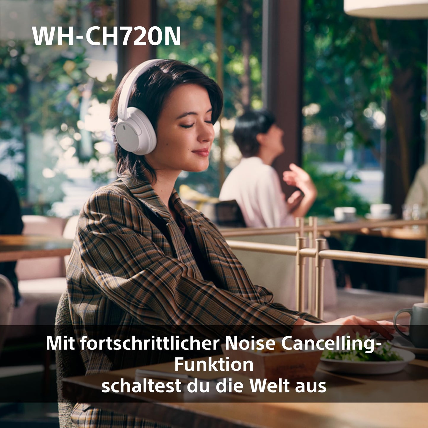 Sony WH-CH720N Kabellose Bluetooth-Kopfhörer mit Noise Cancelling, Schwarz