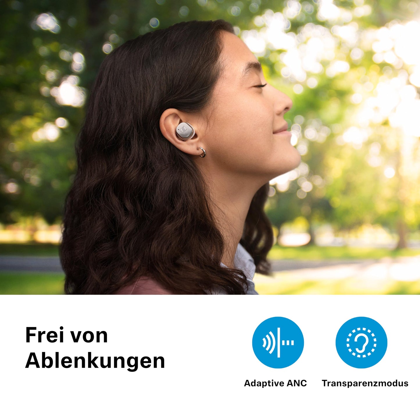 Sennheiser MOMENTUM True Wireless 4 Earbuds mit adaptiver ANC, Bluetooth 5.4, Schwarz Graphit